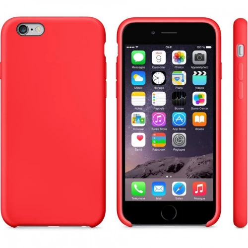 Cover Premium rossa per iPhone 6 Plus e 6S Plus